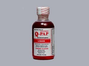Q-Pap Cherry Liquid 160Mg/5Ml 4 Oz Qualitest By Par Pharmaceutical