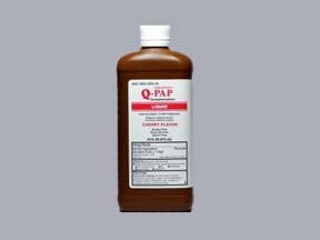 Q-Pap Cherry 160Mg/5Ml 16 Oz Liquid Qualitest By Par Pharmaceutical