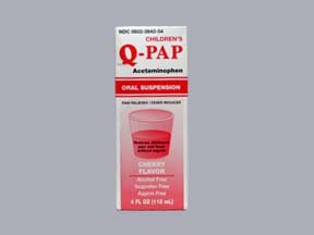 Image 0 of Q-Pap Child Suspension Cherry Flavor 120 Ml By Par Pharmaceutical
