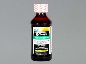 Q-Tussin Anti Fingal Cherry Liquid 4 Oz Qualitest By Par Pharmaceutical