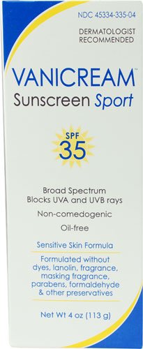 Vanicream Sunscreen SPF 35 Sport 4 Oz