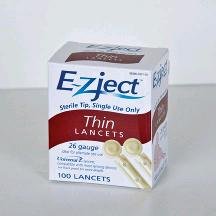 Image 0 of Ez Ject 26G Thin Lancet 100 Ct