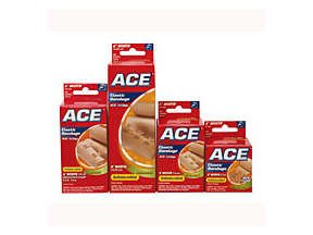 Ace Elastic Bandage With Ez Clips 2 Inch