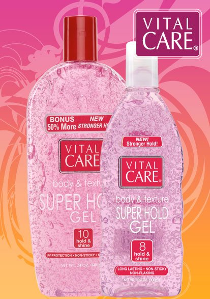 Vital Care Super Hold Styling Gel Value Size 10.6oz