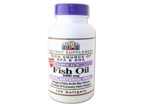 21St Century Fish Oil 1000 Mg Soft Gels 120