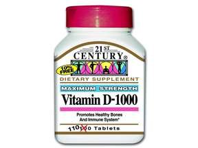 Image 0 of 21st Century Vitamin D 1000IU Tablets 110 Ct 