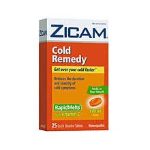 Zicam Cold Remedy Rapidmelts Citrus Lozenges 25 Each