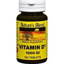Image 0 of Natures Blend Vitamin D3 1000IU Tablet 100