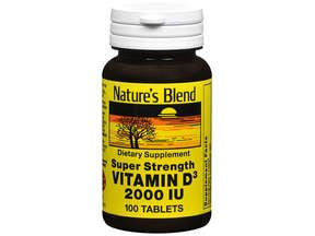 Image 0 of Natures Blend Vitamin D3 2000 IU Tablet 100