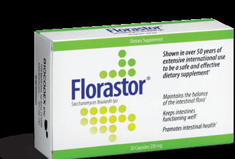 Florastor Probiotic 250 Mg 20 Capsules