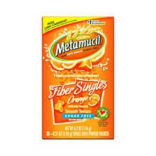Metamucil Smooth Orange Flavor Sugar Free Powder Packets 30