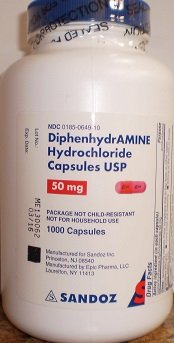 Image 1 of Diphenhydramine (Generic:Benadryl) Mfg. By Sandon/Eon 50mg Capsules 1000