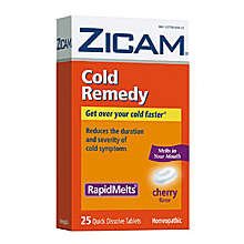 Image 0 of Zicam Cold Remedy Rapid Melts Cherry Tablets 25 Ct.