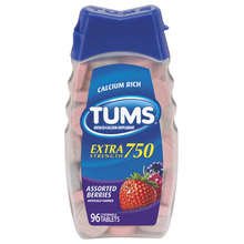 Image 0 of Tums Extra Strength Assorted Berries Antacid Tablets 96