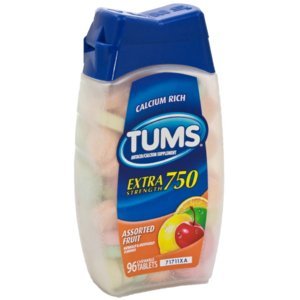 Image 0 of Tums E-X Extra Strength Assorted Fruit Flavor Tablets 96