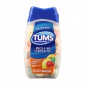 Tums Regular Strength Assorted Fruit Flavor Antacid Tablets 150
