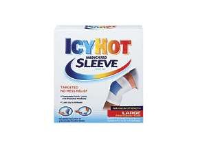 Image 0 of Icy Hot Sleeve Maximum Strength For Ankle S Elbows & Knees Large Patch 3