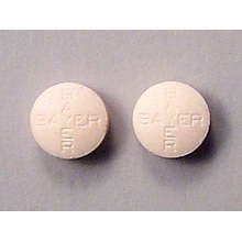 Image 0 of Bayer Aspirin Lo Dose Chewable Orange 36 Tablets.
