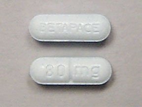 Betapace 80 Mg Tabs 100 By Covis Pharma.