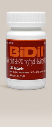 Bidil 20-37.5 Mg Tabs 180 By Arbor Pharma.