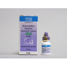 Image 0 of Brimonidine Tartrate 0.2% Drops 5 Ml By Valeant Pharma.