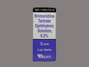Brimonidine Tartrate 0.2% Drops 5 Ml By Akorn Inc.