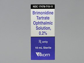 Image 0 of Brimonidine Tartrate 0.2% Drops 10 Ml By Akorn Inc.