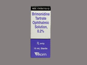 Brimonidine Tartrate 0.2% Drops 15 Ml By Akorn Inc.