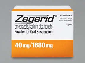 Zegerid Oral Suspension 40 Mg Powder 30 By Valeant Pharma