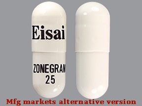 Zonegran 25 Mg Caps 100 Concordia Pharma