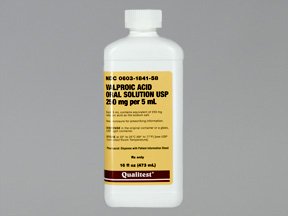 Image 0 of Valproic Acid 250 Mg/5Ml Syrup 473 Ml By Qualitest Products