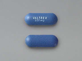 Image 0 of Valtrex 500 Mg Cpl 30 By Glaxo Smith Kline.