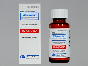 Vibramycin 25 Mg Suspension 2 Oz By Pfizer Pharma