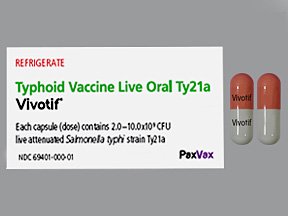Image 0 of Vivotif Capsules 4 By Paxvax Inc