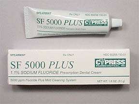 SF 5000 Plus Spearmint Cream 51 Gm By Cypress Pharma 
