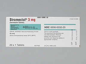 Image 0 of Stromectol 3 Mg Tabs 20 Unit Dose By Merck & Co.