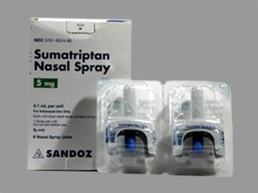 Image 0 of Sumatriptan 5 Mg Spray 6 By Sandoz Rx