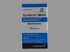 Symbicort 120.160/4.5 Mcg Inh 10.2 Gm By Astra Zeneca Pharma 