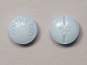 Synthroid 0.15 Mg Tabs 100 Unit Dose By Abbvie Us. 