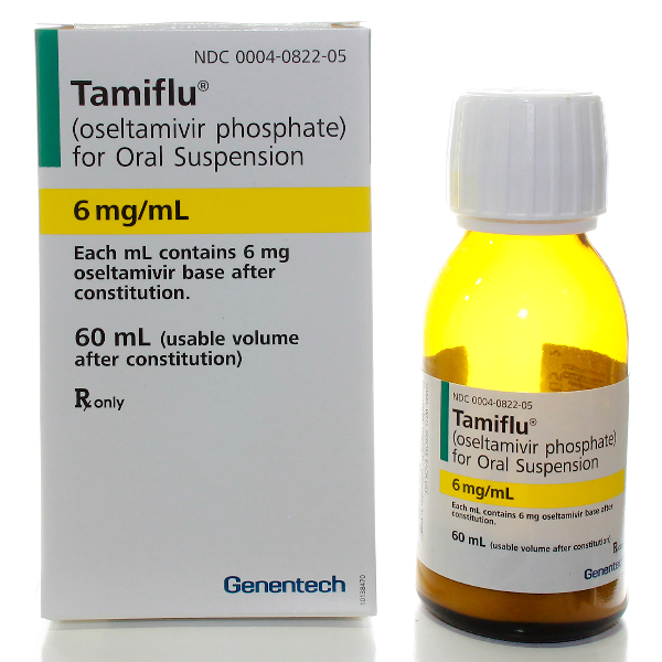 Tamiflu 6Mg/Ml Oral Suspension 60 Ml By Roche Labs. 