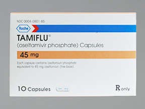 Tamiflu B/Pk 45 Mg 10 Gcp By Roche Labs. 