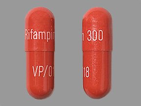 Image 0 of Rifampin 300 Mg Caps 100 Unit Dose By Akorn Inc