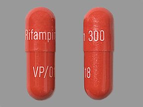 Rifampin 300 Mg Caps 100 Unit Dose By Akorn Inc