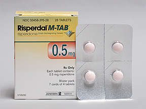 Image 0 of Risperdal M Tab 0.5 Mg Tabs 28 By J O M Pharma. 