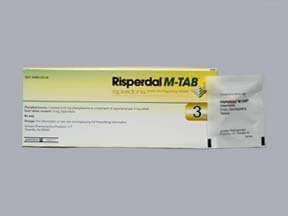 Image 0 of Risperdal M Tab 3 Mg Tabs 28 By J O M Pharma. 