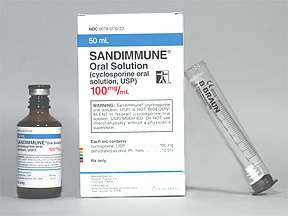 Sandimmune 100 mg/ml Solution 50 Ml By Novartis Pharma.