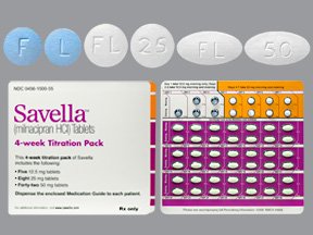Image 0 of Savella Titration 4 Week Pack Tabs 55 By Allergan Inc.