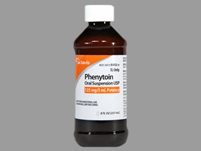 Image 0 of Phenytoin 125 mg/5ml Suspension 8 Oz By Actavis Pharma