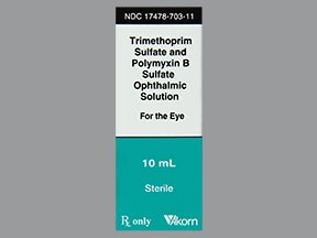 Image 0 of Trimethoprim-Polymyxin B Oph Drops 10 Ml By Akorn Inc