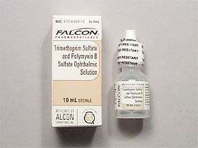 Trimethoprim-Polymycin B Oph Drops 10 Ml By Sandoz Falcon